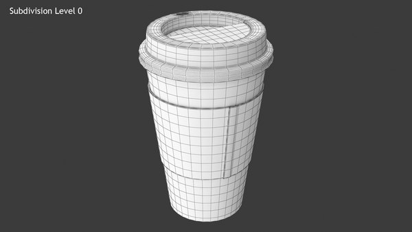 Paper cup 3D model - TurboSquid 1497829