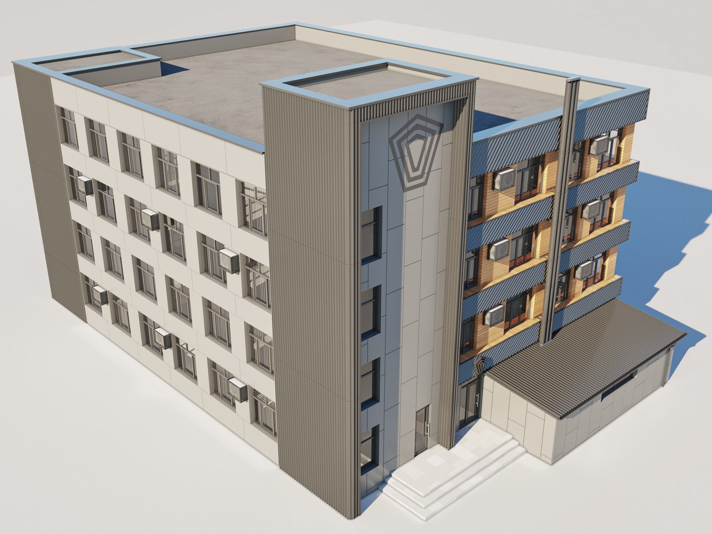 Industrial Building 3D Model - TurboSquid 2098689