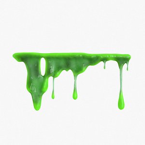 3D Green Slime model