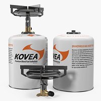 Mini Camping Gas Stove Kovea 3D Model