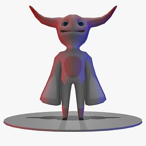 CUTE ANIMATED DEMON CHARACTER