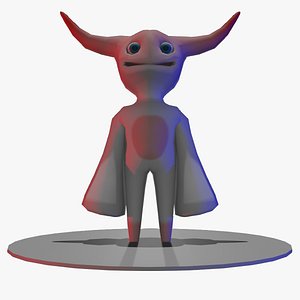CUTE ANIMATED DEMON CHARACTER