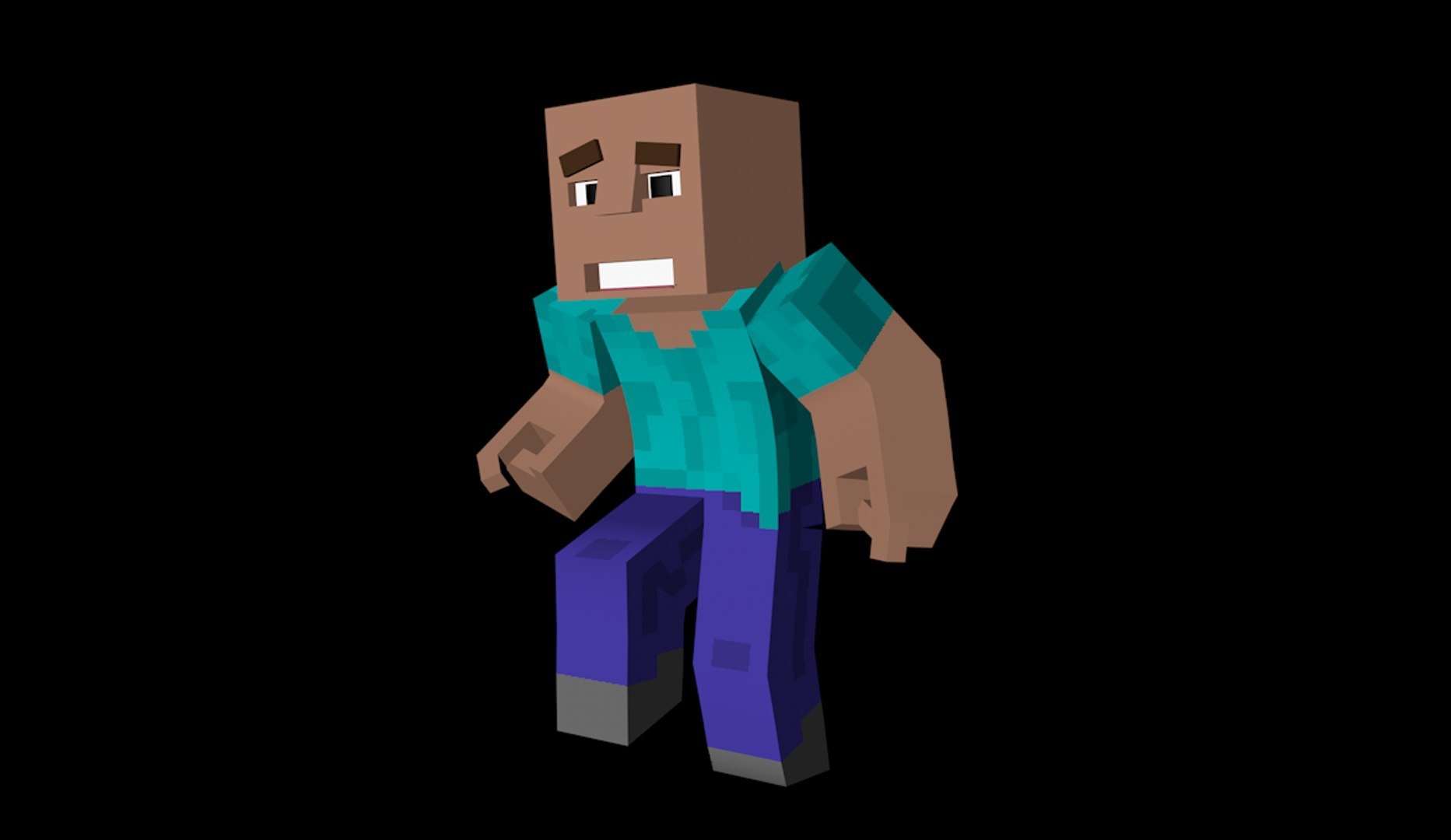 3d Model Minecraft Rig