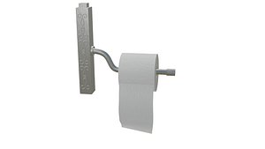 metal toilet roll holder