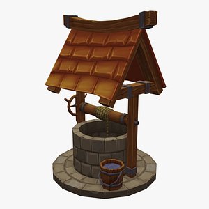 Water Well Handpaint Gameready