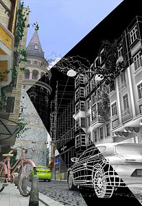 Galata Tower 3D istanbul 3D