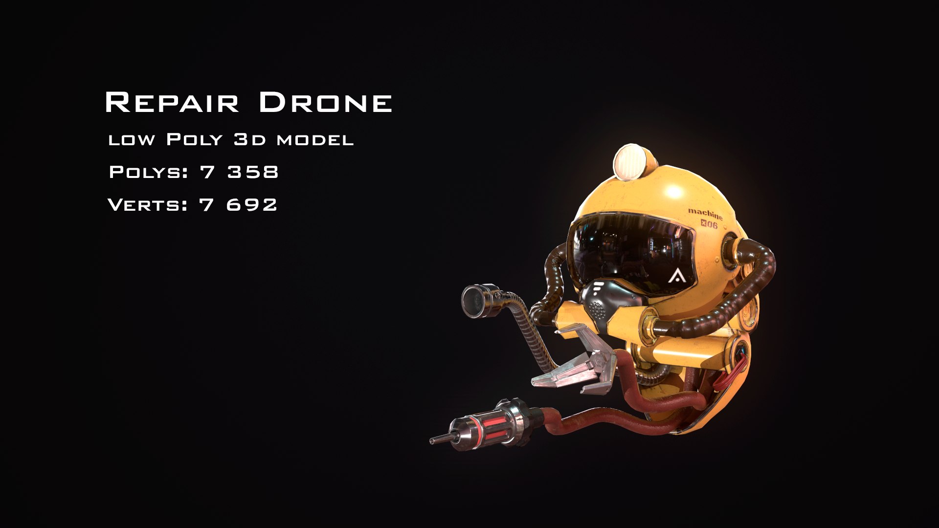 3D repair drone https://p.turbosquid.com/ts-thumb/2A/oT3SLx/M2LJkMlc/f5/png/1514410747/1920x1080/fit_q87/363d9ac59930b8c2f9246b3ee82a7004b2088d2c/f5.jpg