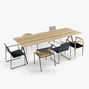 Gloster Table Chairs Set
