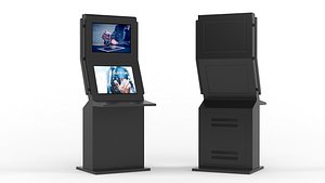 Electronic Kiosk 3D model