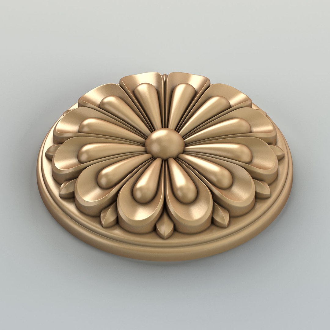 Free 3D Rosette Cnc Intagli3d Model - TurboSquid 1390003