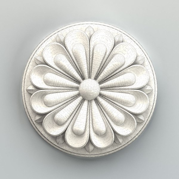 Free 3D rosette cnc intagli3d model - TurboSquid 1390003