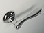 Modern Curved Chrome Door Handle Lever
