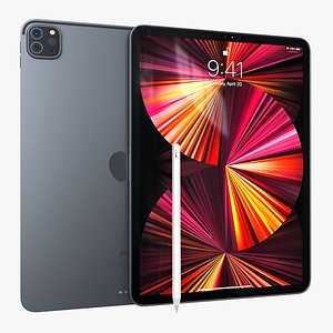 iPad Pro 11 2021 Space Gray with Pencil