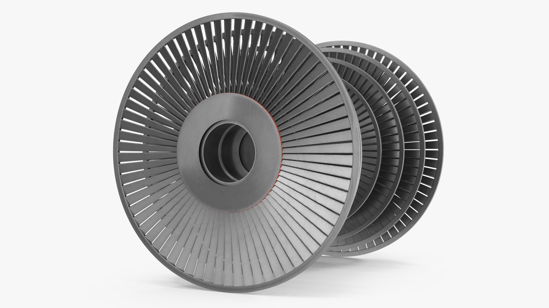 Steam Turbine Impeller Model - TurboSquid 2304594