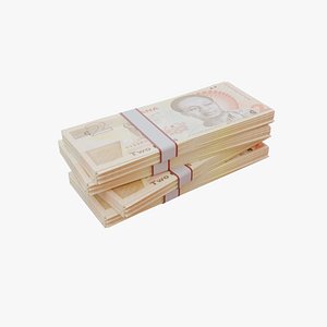 2 Ghanaian Cedi GHS model