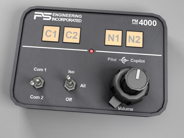 3d 4-place intercom model