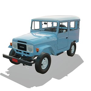 toyota land cruiser jeep 3D model