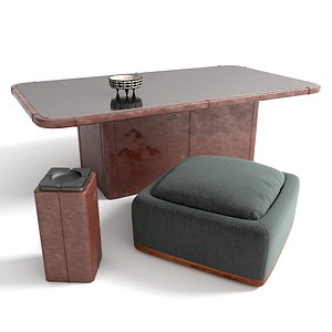 3d model of sede 1970s coffee table