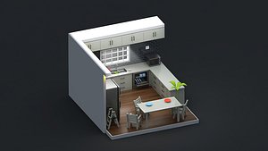 Isometric Kitchen model