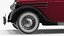 1936 Ford V8 Coupé rosso interni semplici