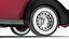 1936 Ford V8 Coupé rosso interni semplici