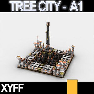 maya xyff tree city block