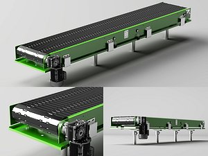 Industrial Slatted Chain Conveyor System Belt Machine PBR