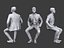 Lowpoly People Sitting Pack Vol. 4