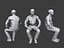 Lowpoly People Sitting Pack Vol. 4