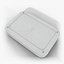 Arog Coffee Table - Futuristic White Lacquer Table