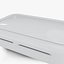 Arog Coffee Table - Futuristic White Lacquer Table