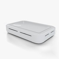 Arog Coffee Table - Futuristic White Lacquer Table