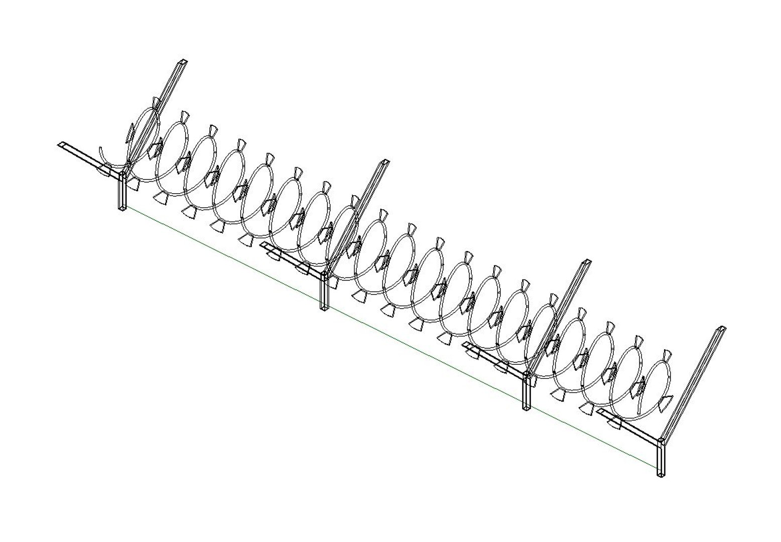 3D Compound Wall Fencing - TurboSquid 1633023