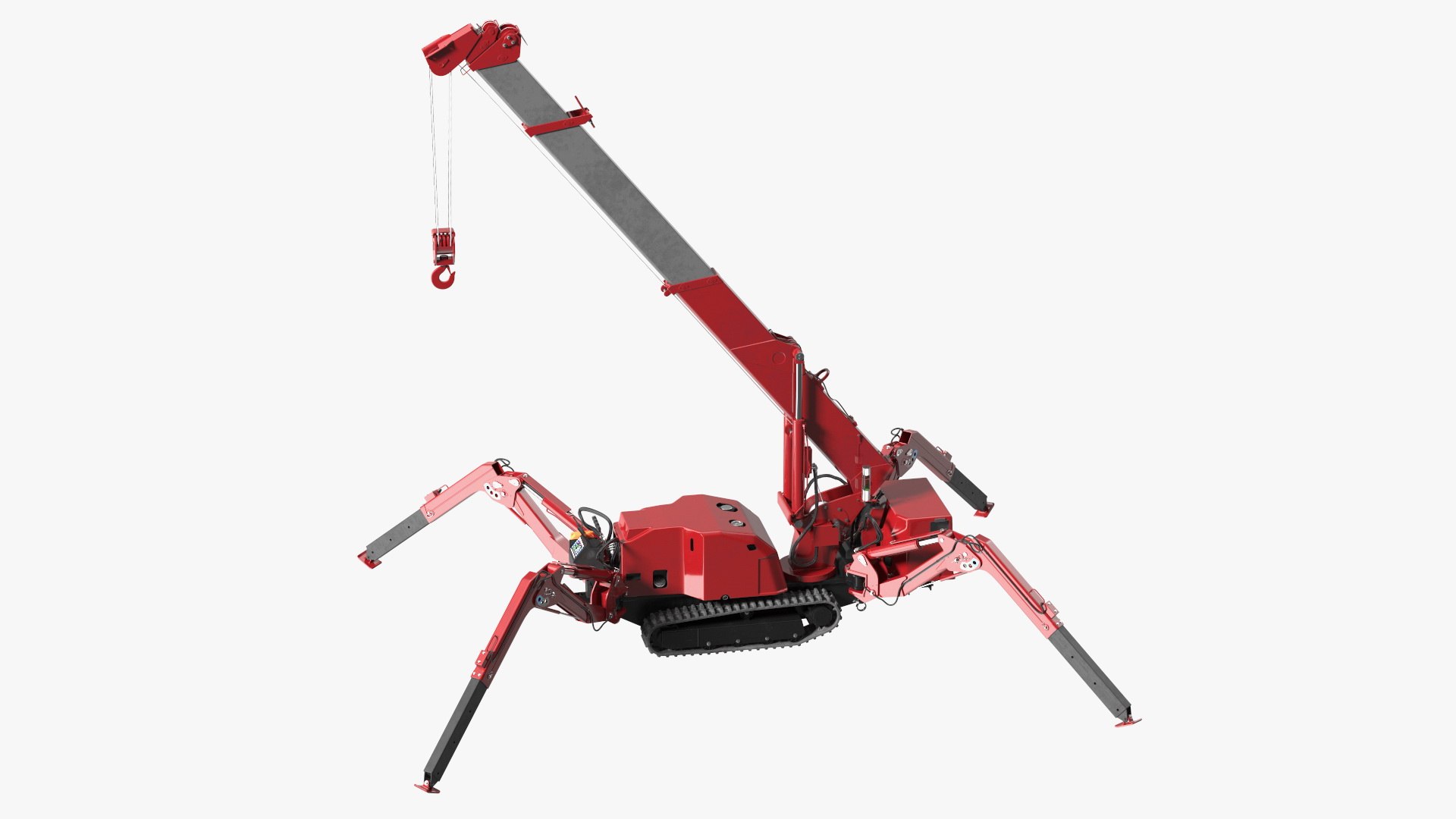 Spider Mini Crane Unfolded Position 3D model preview