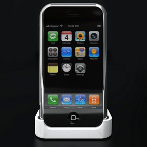 apple iphone accessories phone 3d model