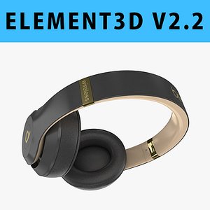 E3D - Apple Beats Studio3 Wireless OverEar Headphones Shadow Gray