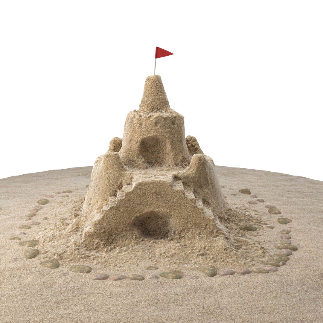 Sand Castle Model - TurboSquid 1572157