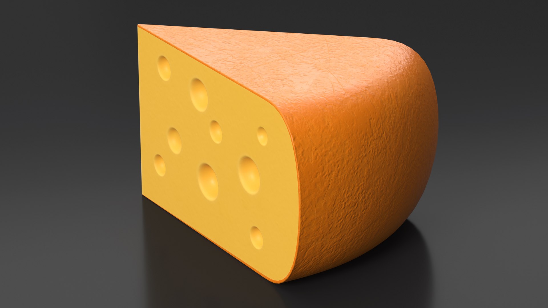 Cartoon Piece Of Cheese 3D Model - TurboSquid 2078024