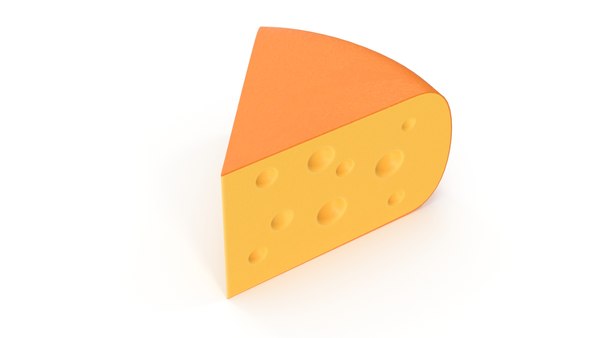 Stück Käse Cartoon