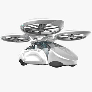 Sci-Fi Futuristic Passenger Drone