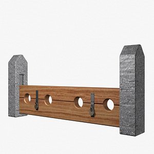 3d medieval stocks