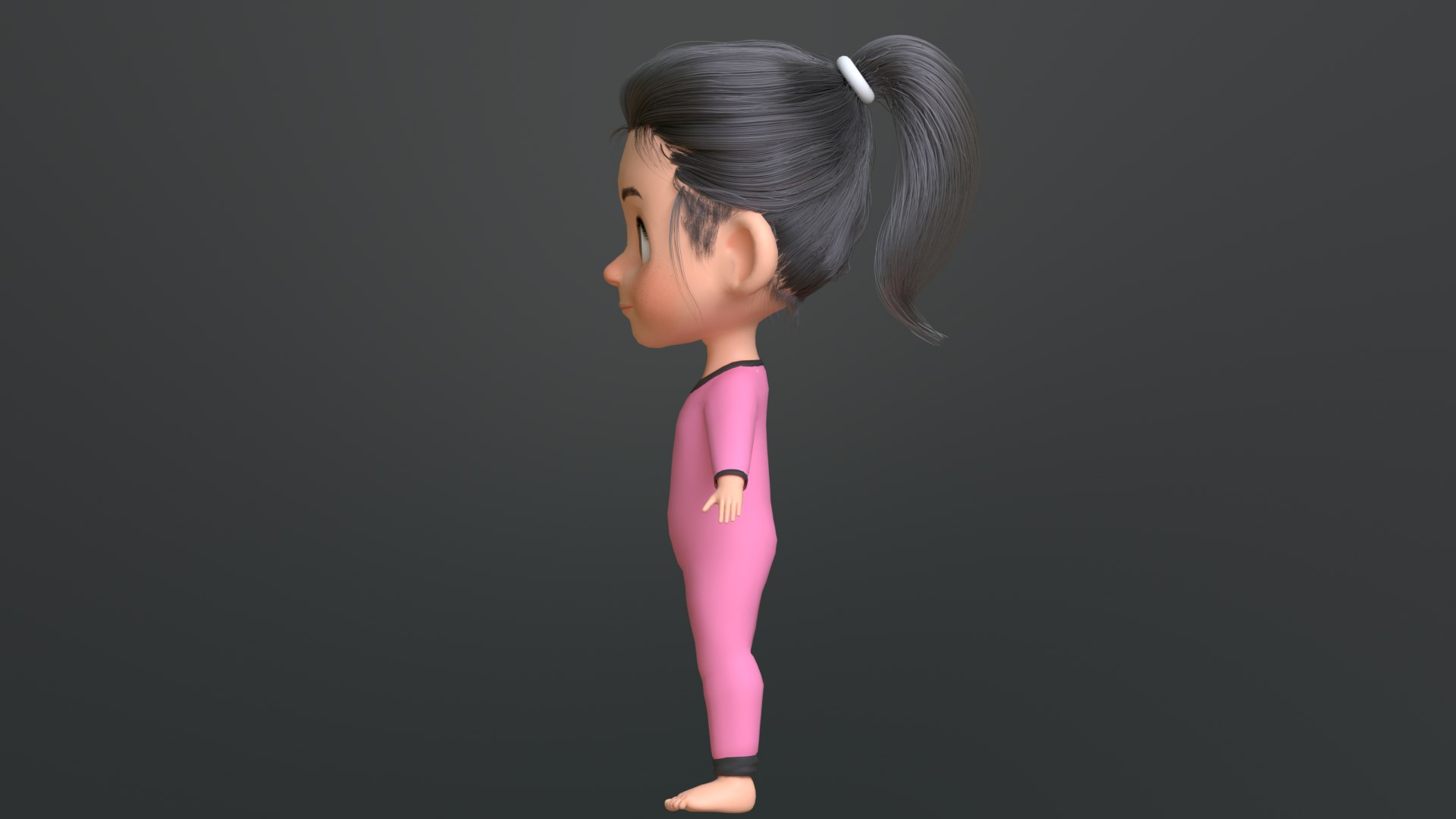 3D Betty Cartoon Girl Character - TurboSquid 2238701