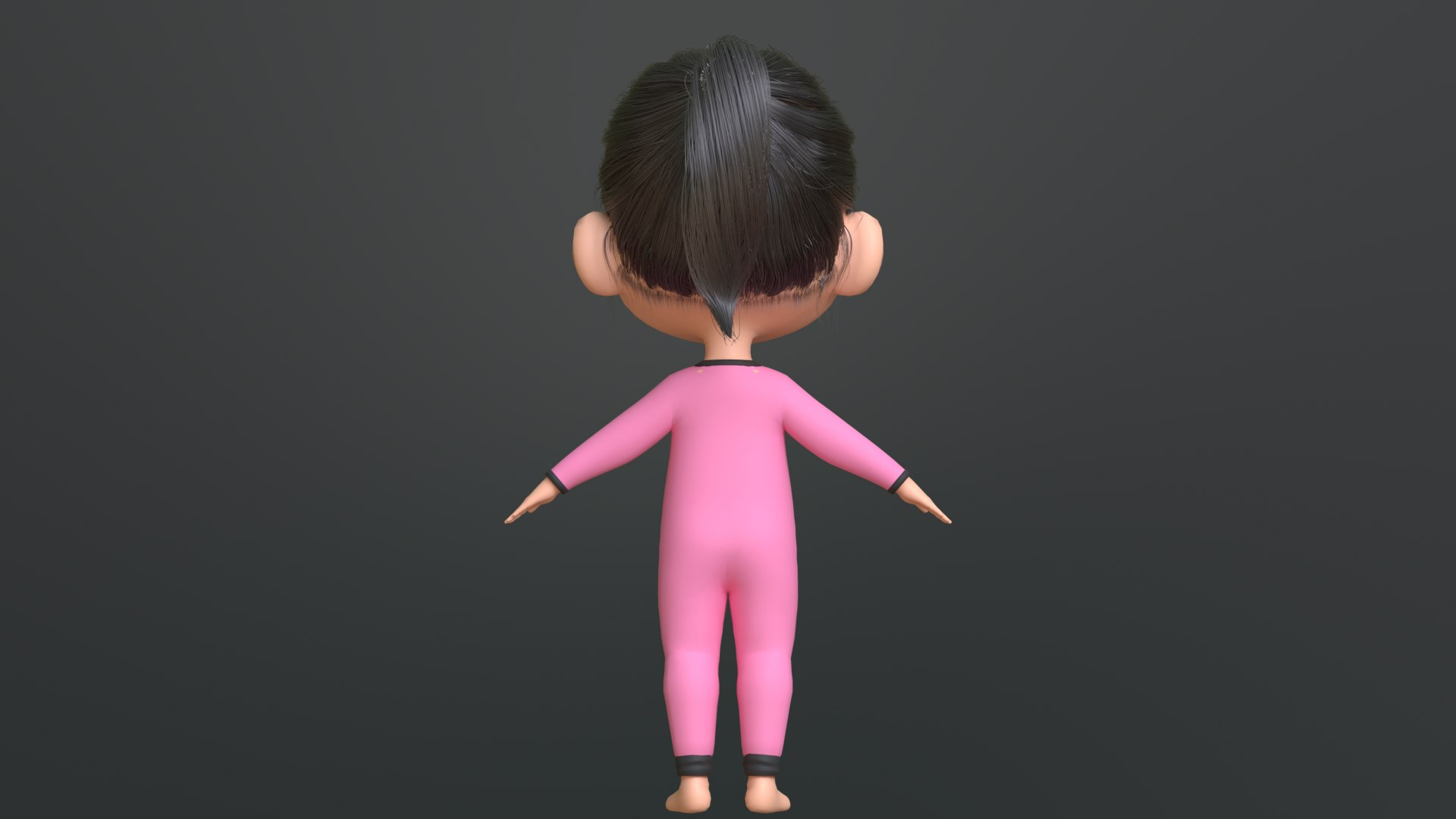 3D Betty Cartoon Girl Character - TurboSquid 2238701