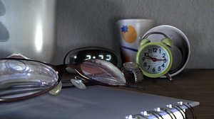 Room Desk Still Life Scene - hipnc file