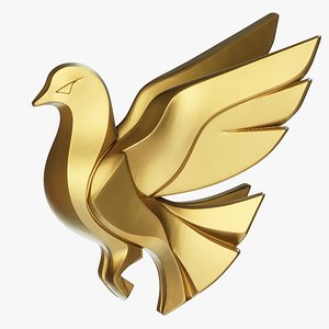 3D model Pigeon Bird Pendant