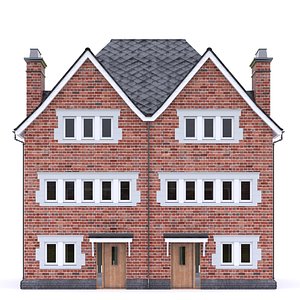 3D English Brick House 22