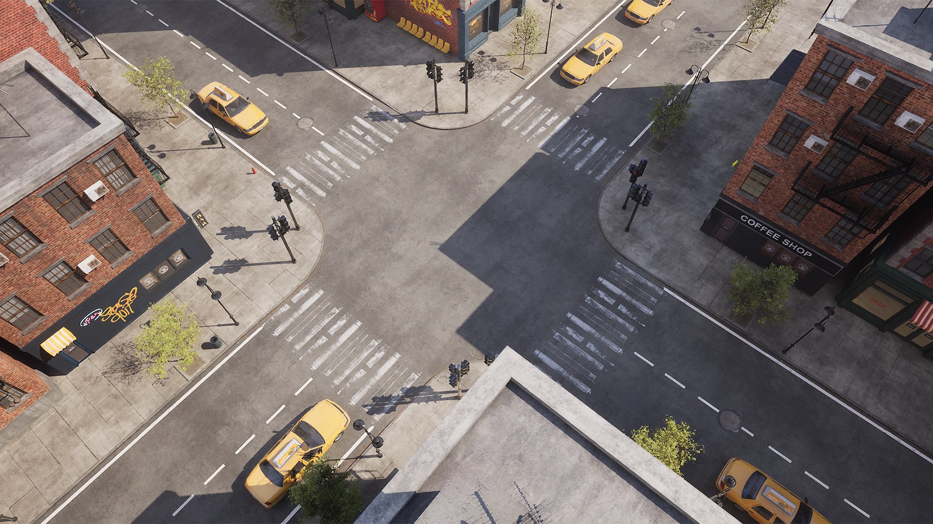 Newyork Street Model - TurboSquid 2306459