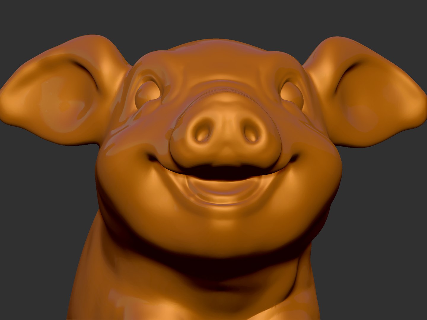 Pig With Crown - Download Free 3D model by BBonLLo (@BBonLLo