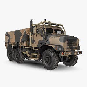Medium Tactical Vehicle with Tent Sand Camo