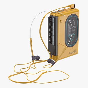 Sport Walkman 80's With Headset 03